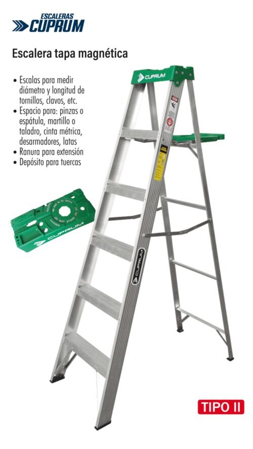 Escalera tapa magnética