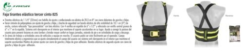 Faja tirantes elastico tercer cinto