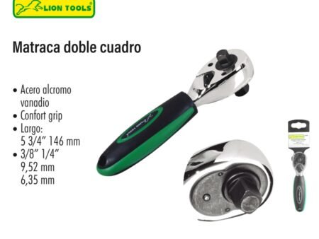 Matraca doble cuadro