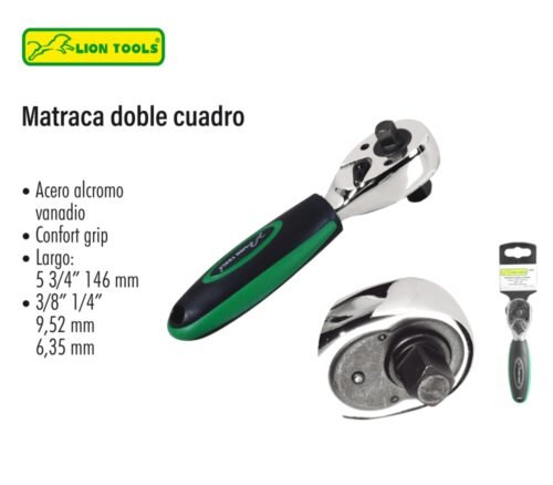 Matraca doble cuadro