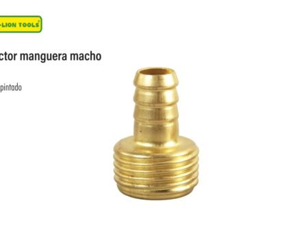 Conector manguera macho