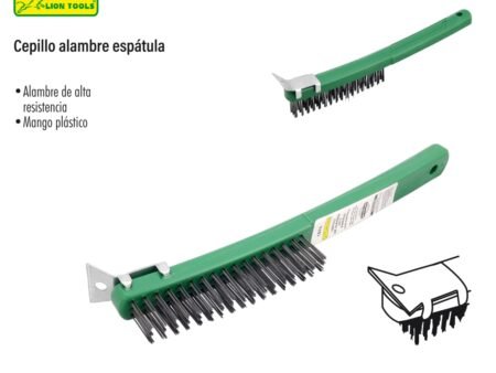Cepillo alambre espátula 3 x 17