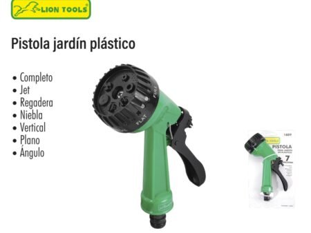 Pistola jardín de plástico