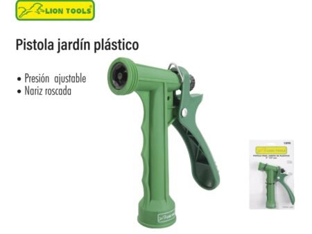 Pistola jardín plástico