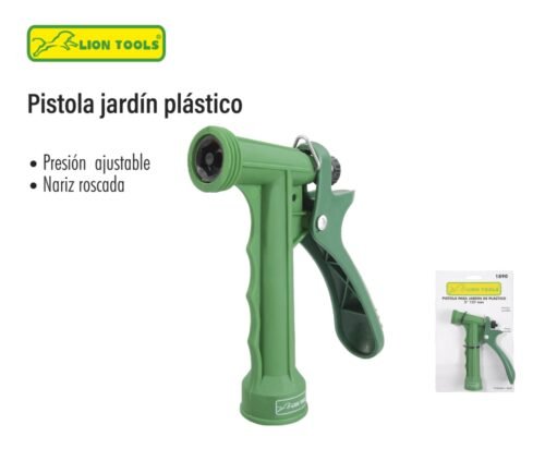 Pistola jardín plástico