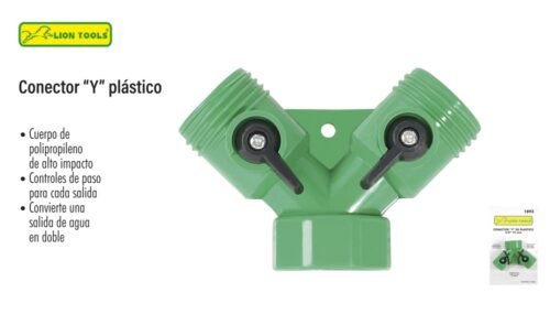 Conector "y" plástico