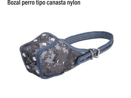 Bozal perro tipo canasta nylon