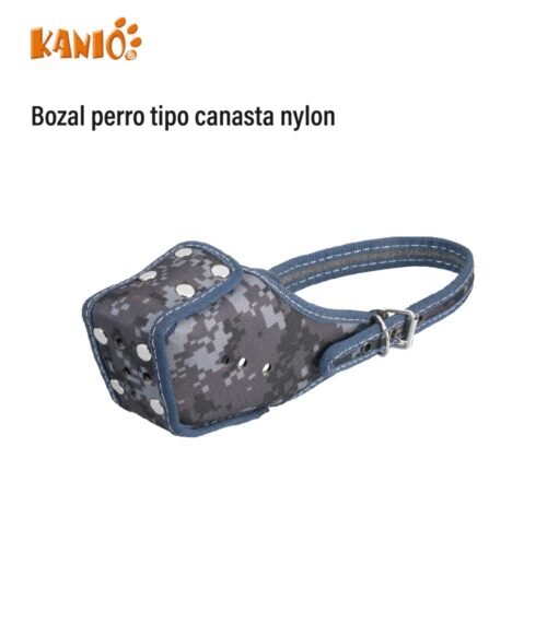 Bozal perro tipo canasta nylon