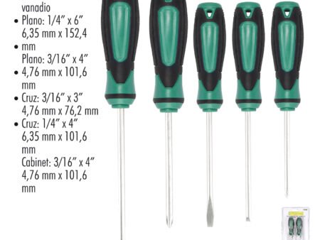 Desarmador 5 pzs