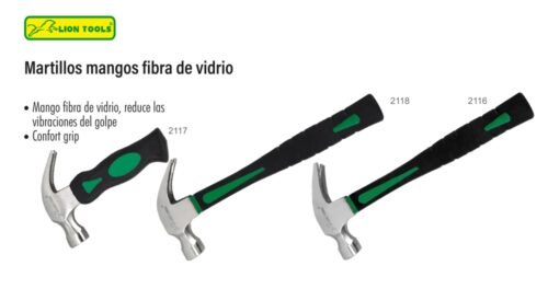 Martillos mangos fibra de vidrio