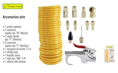 Accesorios aire 12 piezas