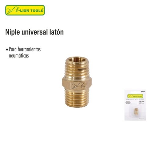 Niple universal latón