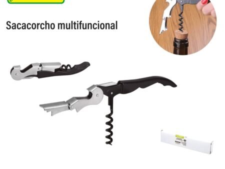 Sacacorchos multifuncional