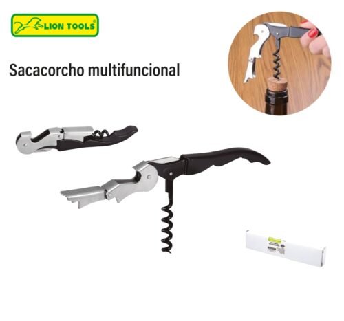 Sacacorchos multifuncional