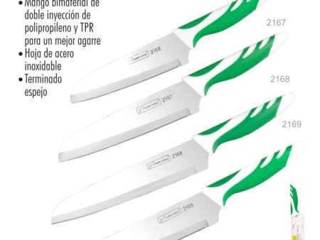Cuchillo cocina bicolor