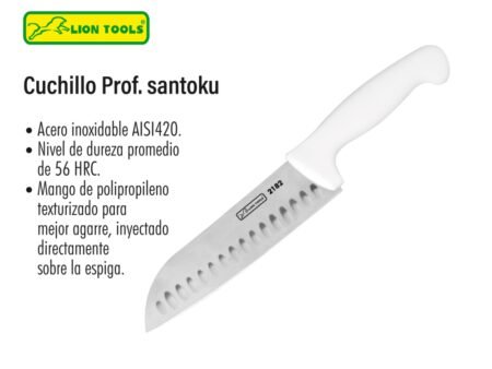 Cuchillo prof. santoku