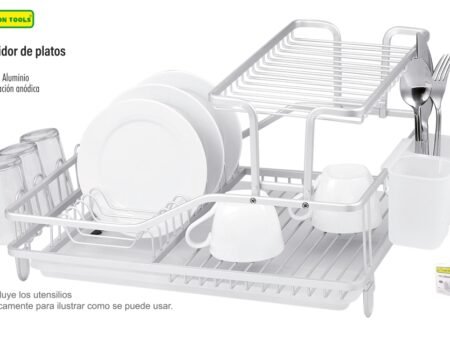 Escurridor de platos de aluminio