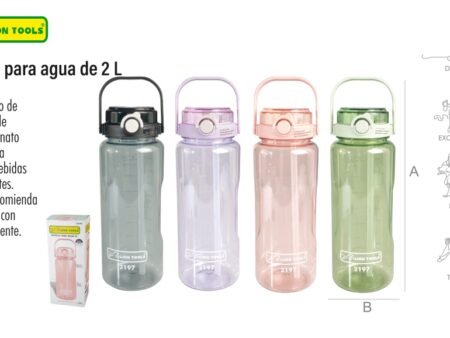 Botella de agua 2l