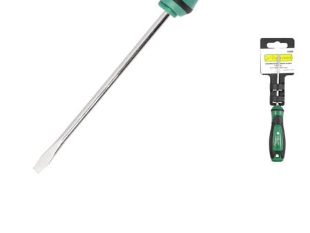 Desarmador bimaterial plano