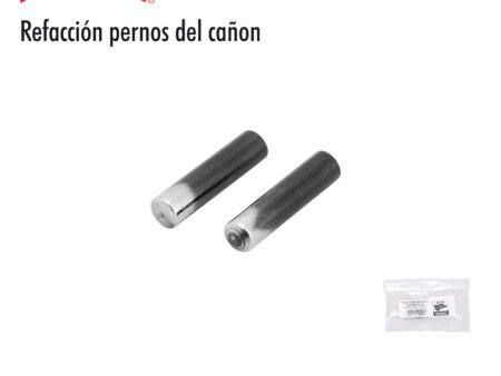 Refacción pernos del cañón