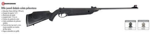 Rifle juvenil diabolo culata poliuretano