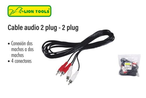Cable audio 2 plug - 2 plug