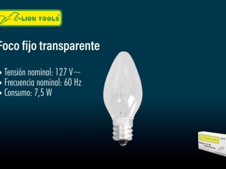 Foco fijo transparente