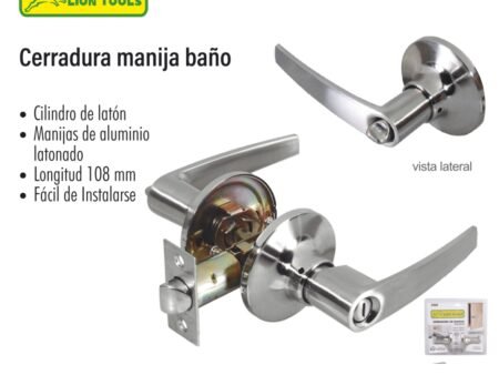 Cerradura manija baño