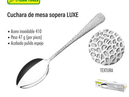 Cuchara de mesa sopera luxe