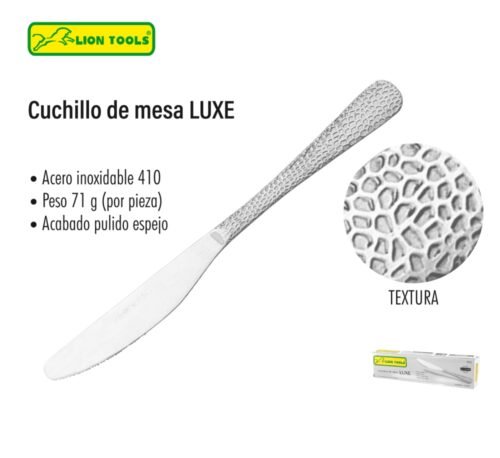 Cuchillo de mesa luxe