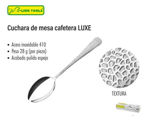 Cuchara de mesa cafetera luxe
