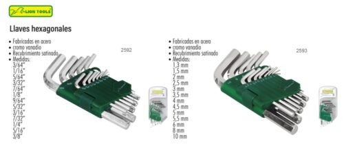 Llaves hexagonales