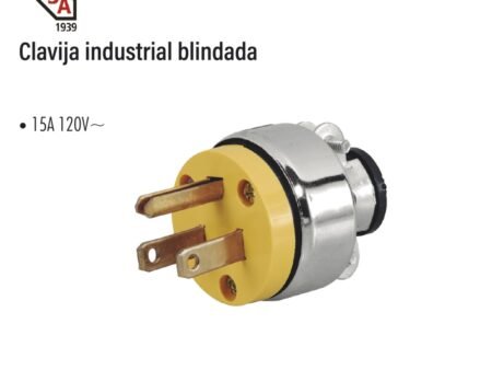 Clavija industrial blindada