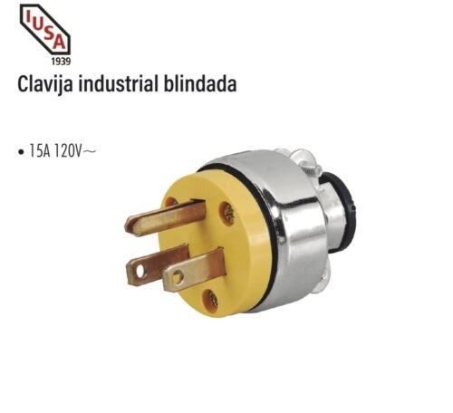 Clavija industrial blindada