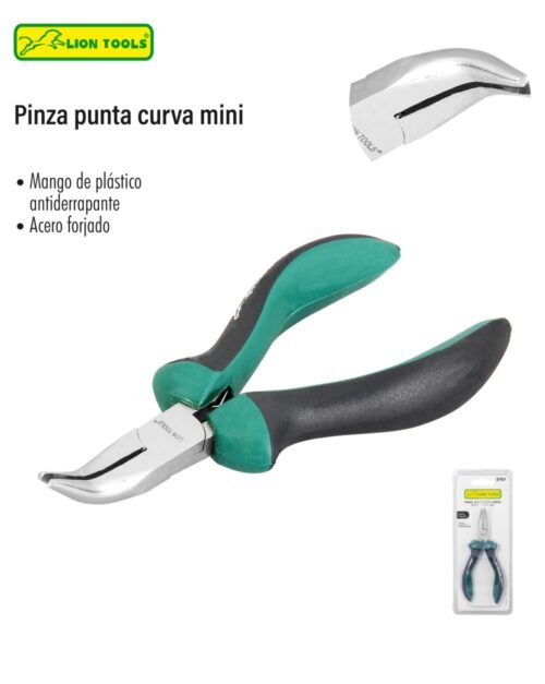Pinza punta curva mini