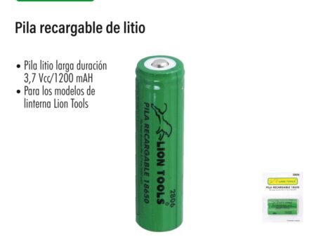 Pila recargable de litio
