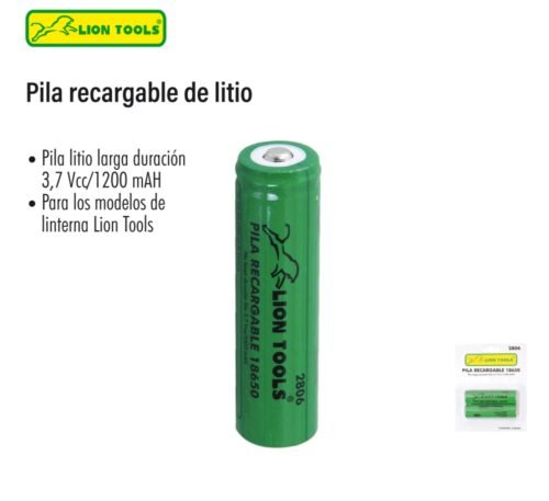 Pila recargable de litio