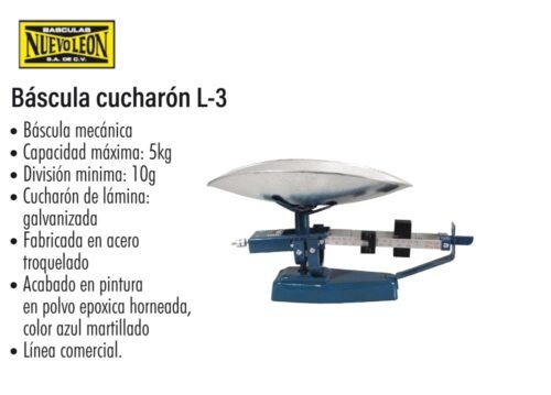 Báscula cucharón l-3