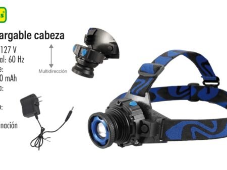 Linterna recargable cabeza