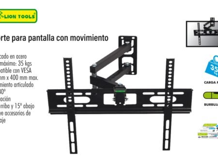 Soporte para pantalla con movimiento 22 a 55"