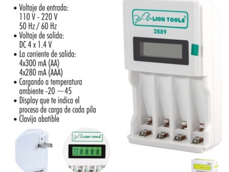 Cargador de pilas recargables