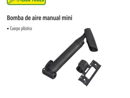 Bomba de aire manual mini 8"