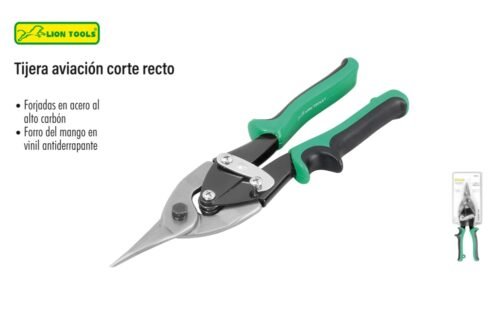 Tijera aviación corte recto