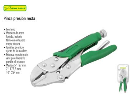 Pinza presión recta