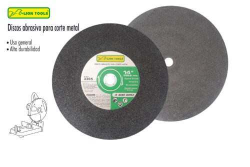 Discos abrasivo para corte metal