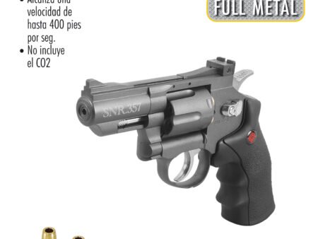 Pistola co2 revolver snr357