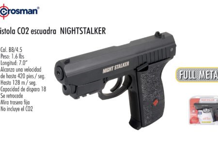 Pistola c02 escuadra nightstalker
