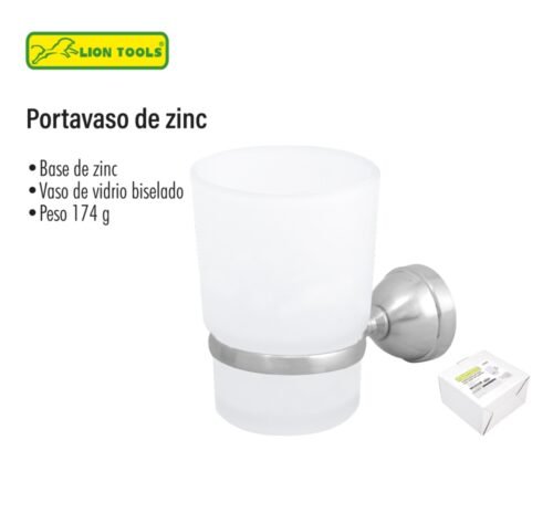 Portavaso de zinc