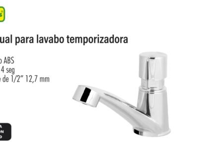 Llave individual para lavabo temporizadora