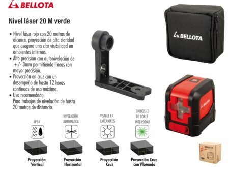Nivel laserterapias 20 m verde